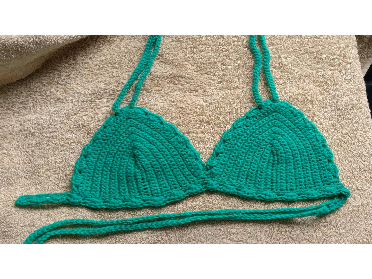 Crochet bralette pattern, Crochet bra top, y2k top,  Crochet tie front top, Adjustable bra straps