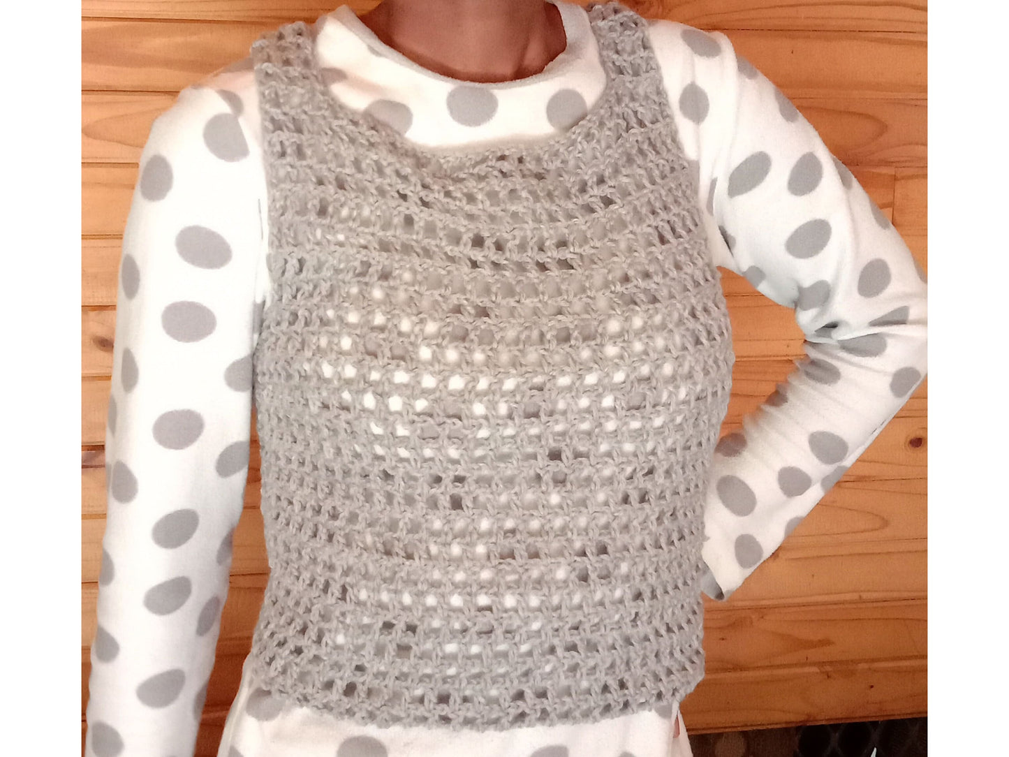 Crochet mesh tank top pattern, Beginner top pattern, Mesh top, Summer top, Pdf crochet pattern