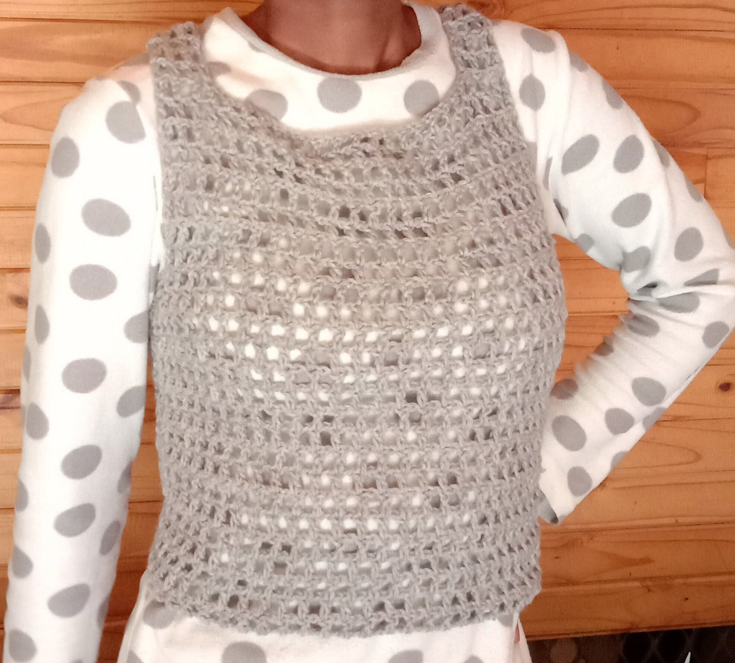 Crochet mesh tank top pattern, Beginner top pattern, Mesh top, Summer top, Pdf crochet pattern